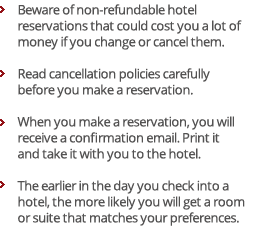 Important Hotel Tips